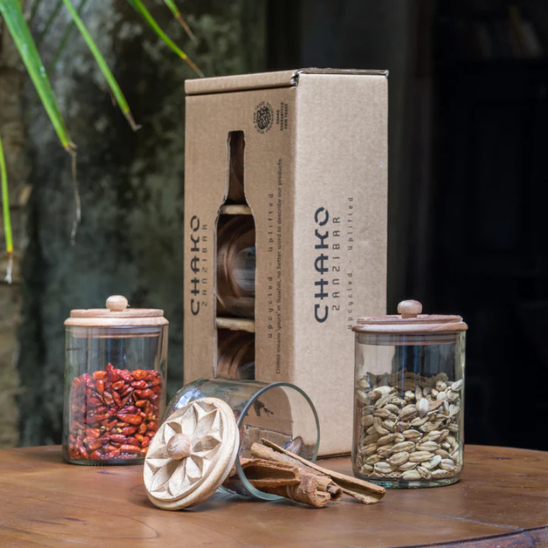 Karafuu Storage Jar - set of 3