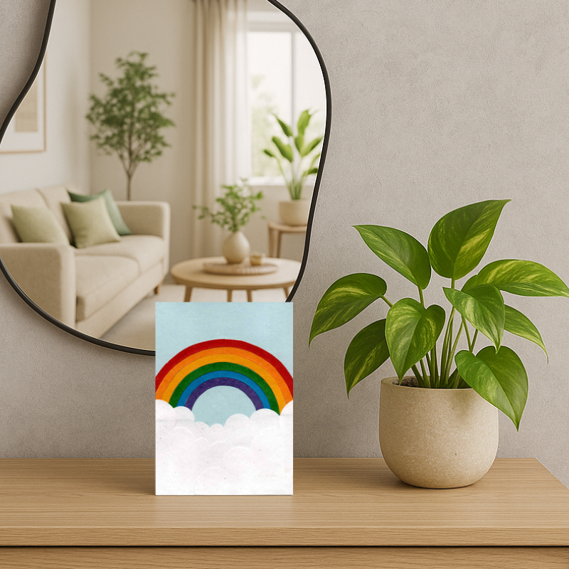 Rainbow Clouds - Wenskaart