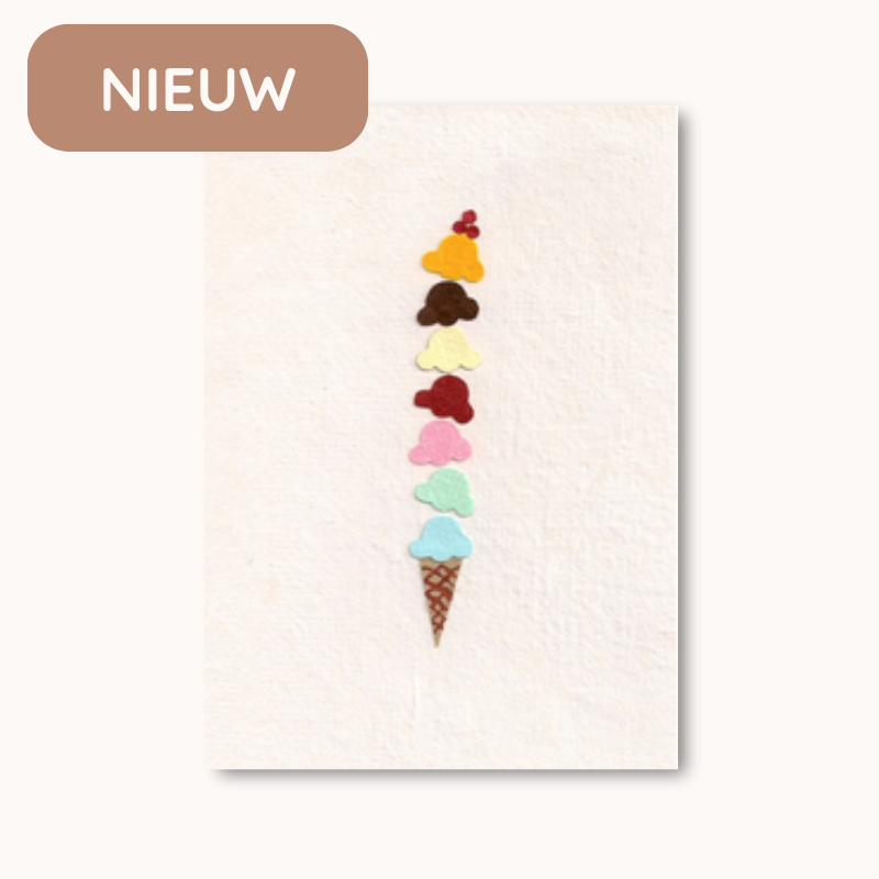 Yummy Ice Cream - Wenskaart