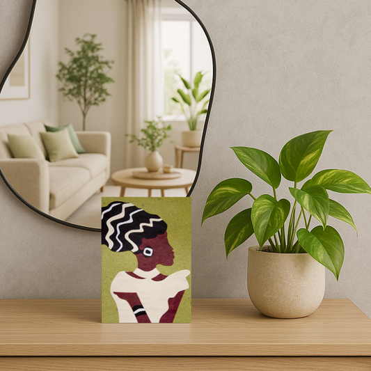 African Lady - Wenskaart