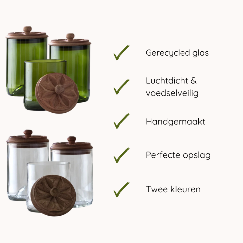 Karafuu Storage Jar - set of 3