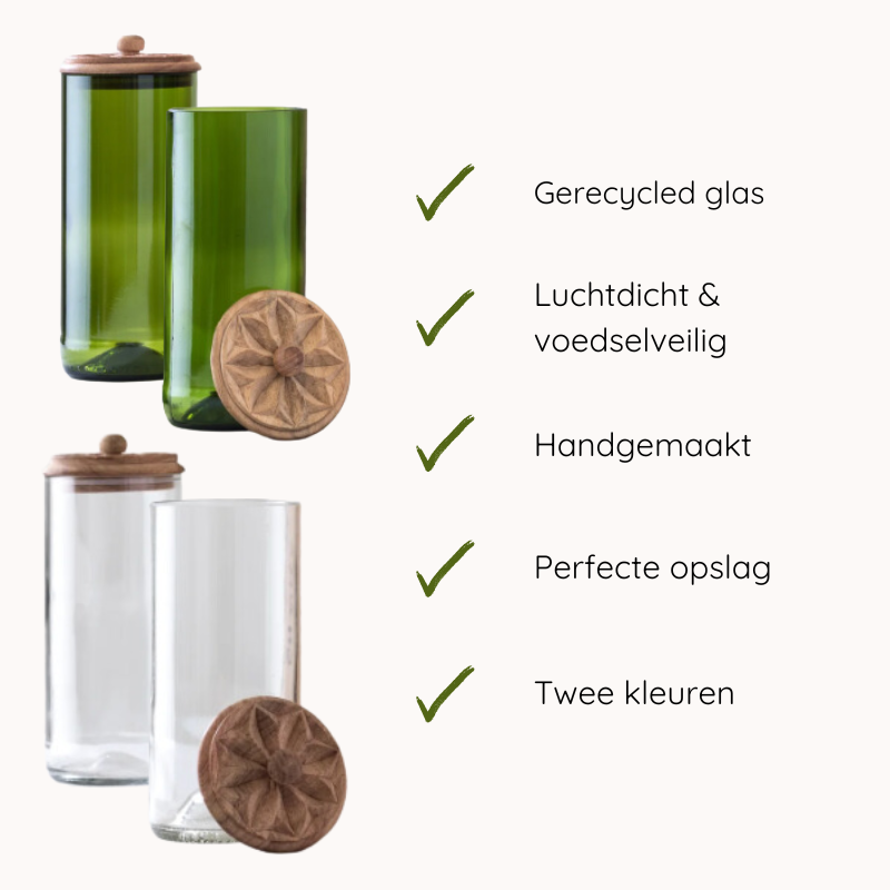 Karafuu Storage Jar - set of 2