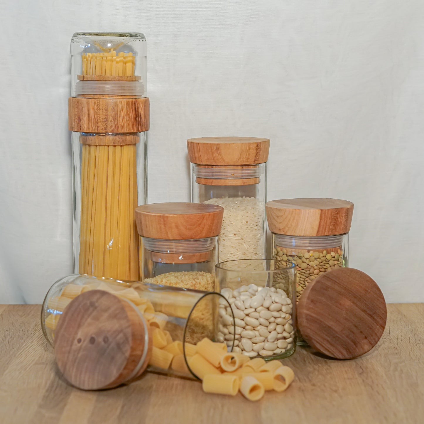 Voorraadpotten met Spaghettipot