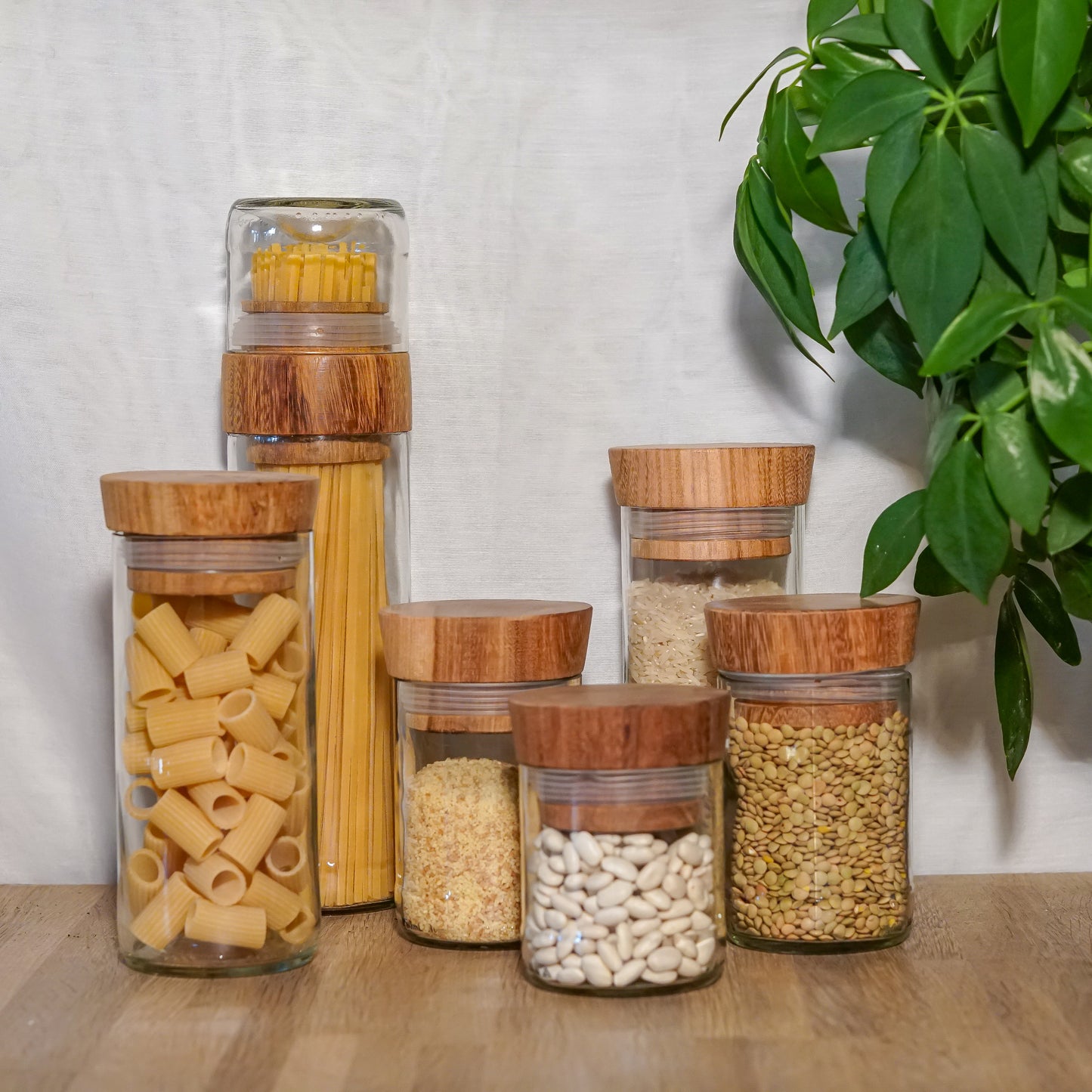 Voorraadpotten met Spaghettipot