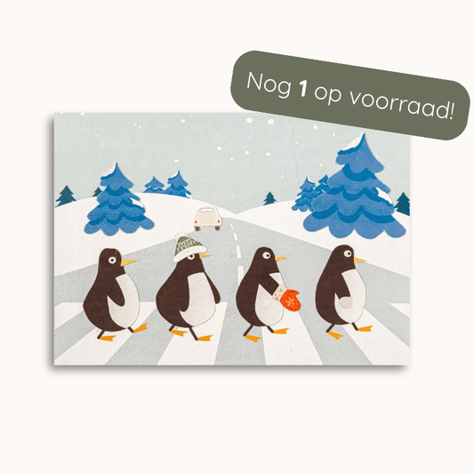 Penguins and Beetles - Kerstkaart