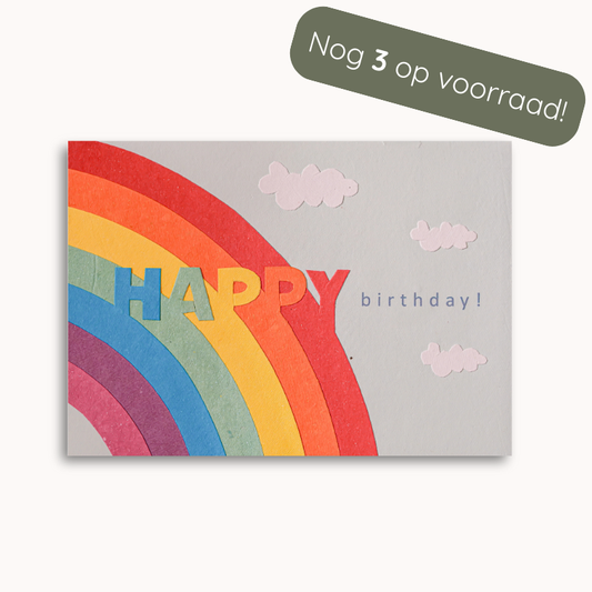 Birthday Rainbow - Wenskaart