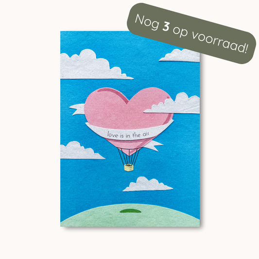 Love is in the Air - Wenskaart