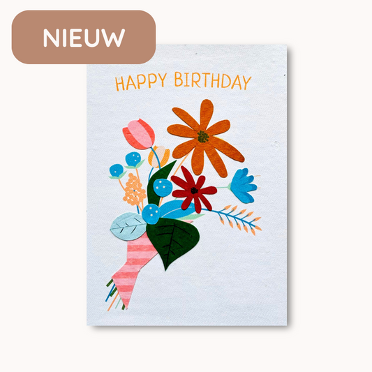 Birthday Bouquet - Wenskaart