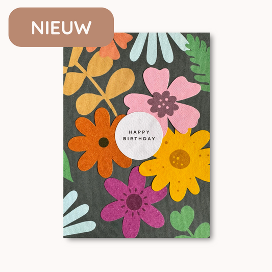 Birthday Petals - Wenskaart