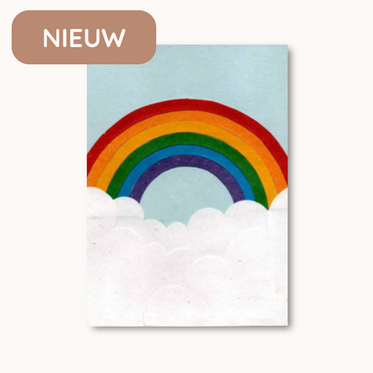 Rainbow Clouds - Wenskaart