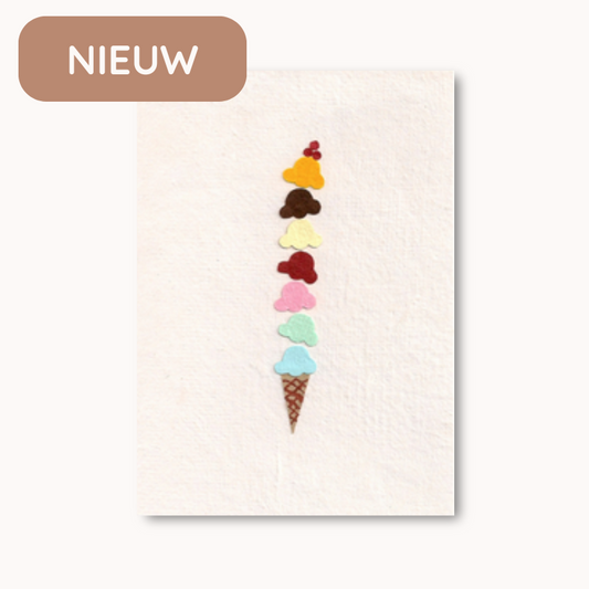 Yummy Ice Cream - Wenskaart