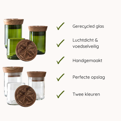 Hiliki Voorraadpot - set van 3