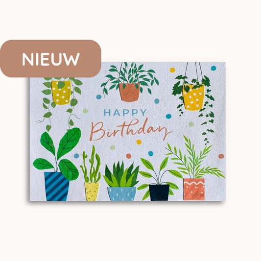 Plantastic Birthday - Wenskaart