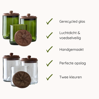 Karafuu Voorraadpot | set van 3
