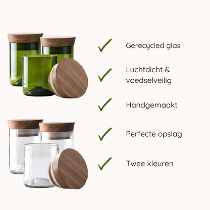 Mdalasini Voorraadpot | set van 3