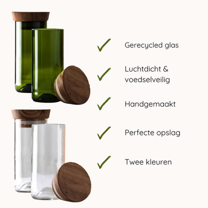 Mdalasini Voorraadpot  - set van 2