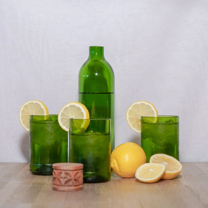 Drinkglazen met karaf