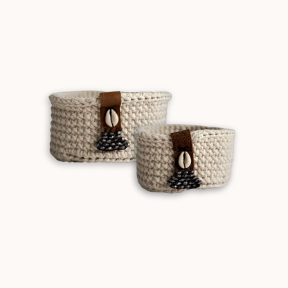 Gehaakte mand - set van 2